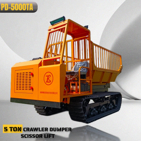 5000 kg Crawler Dumper All Terrain Transporter